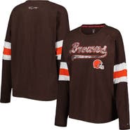 Tommy Hilfiger Women's Tommy Hilfiger Brown Cleveland Browns Justine Long Sleeve Tunic T-Shirt