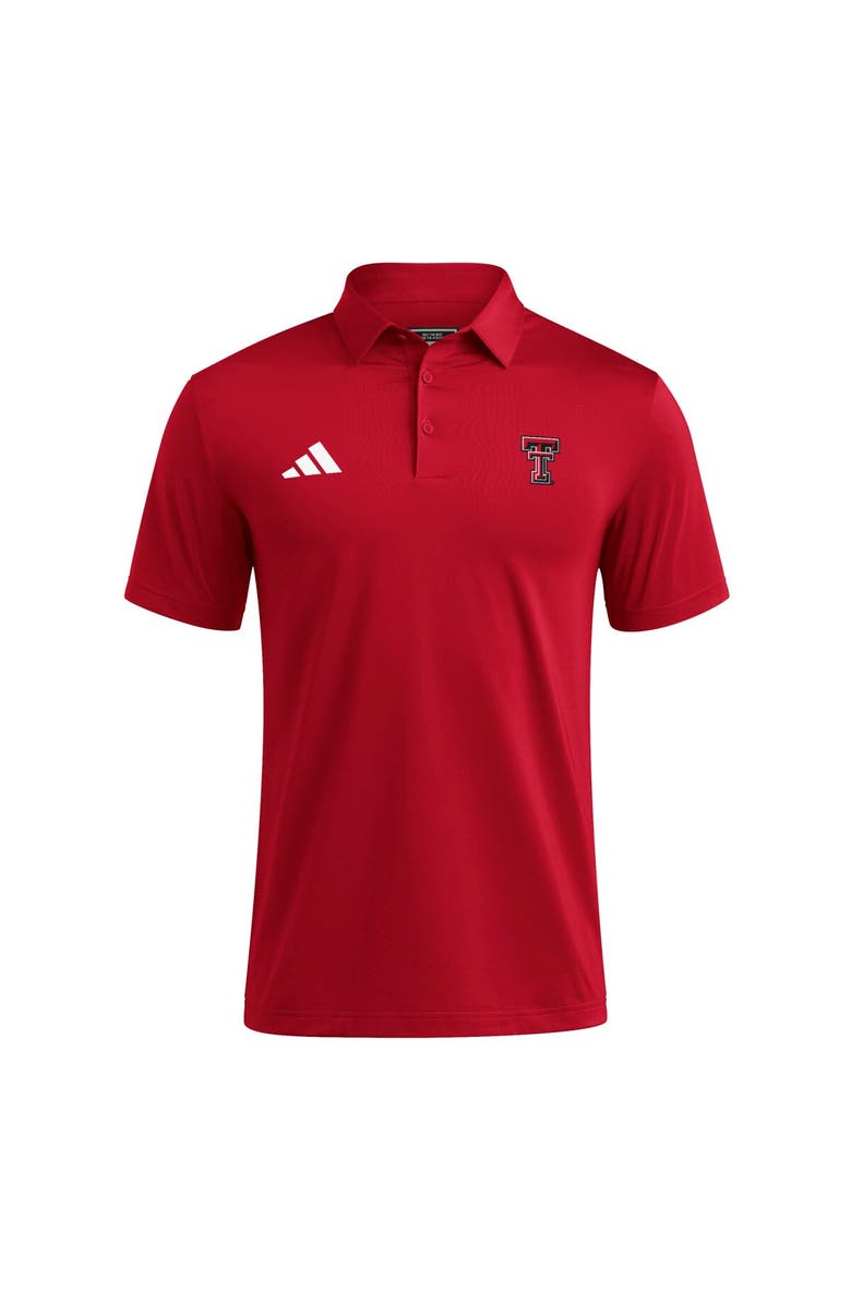 adidas Men's adidas Red Texas Tech Red Raiders Ultimate 365 Polo, Alternate, color, Red