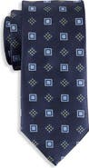 Oak Hill by DXL Big & Tall Geometric Patterned Tie