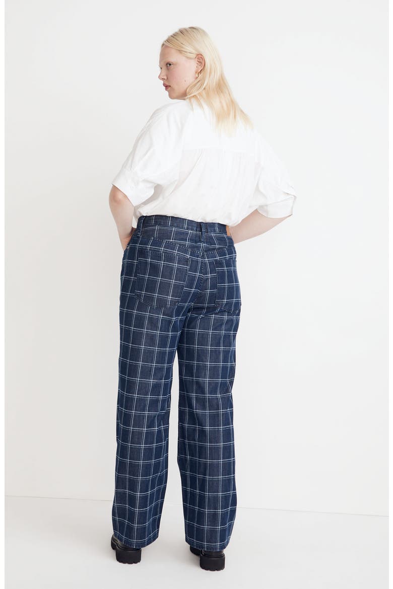 The Perfect Vintage Wide Leg Jeans, Alternate, color, CLEAN WINDOWPANE