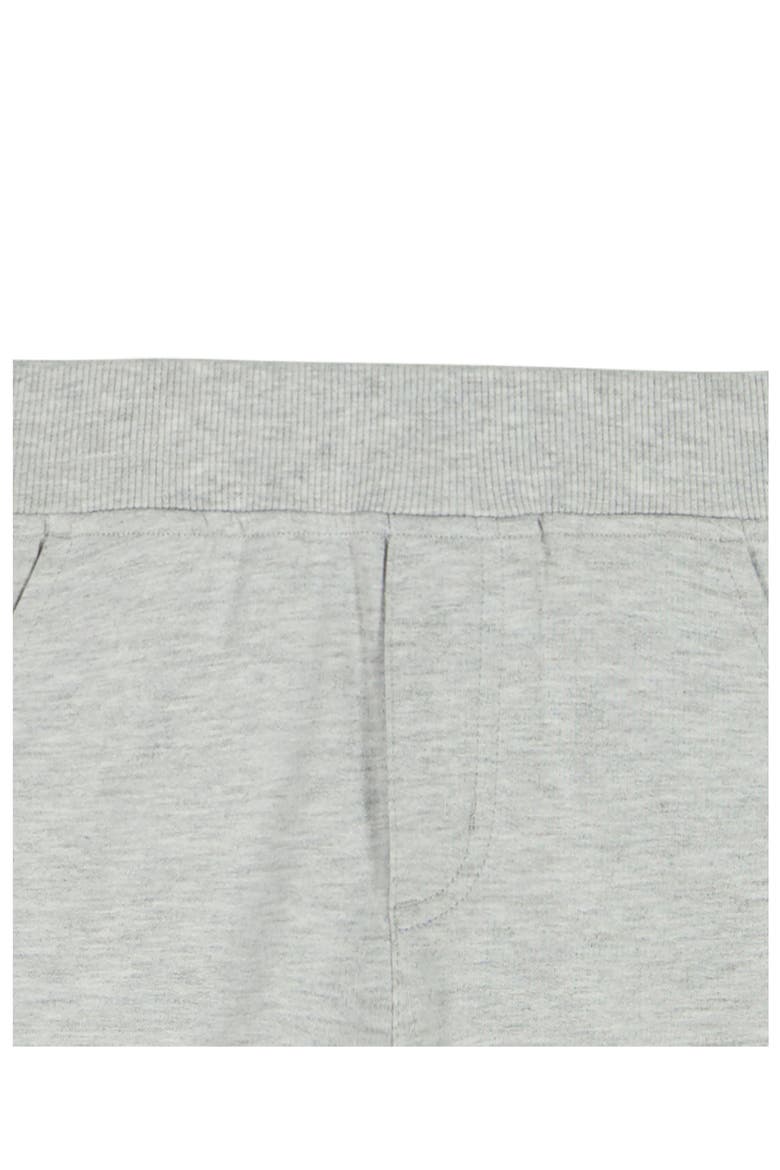 Kids' Stripe Logo Tee & Knit Shorts Set, Alternate, color, GREY MULTI