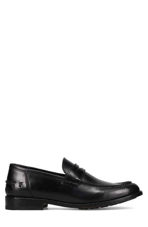 Frye Tyler Penny Loafer In Black