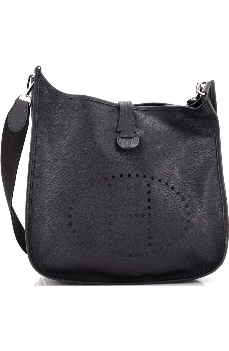 Pre-Owned Hermes Evelyne Bag Gen III Epsom GM, Main, color, Noir