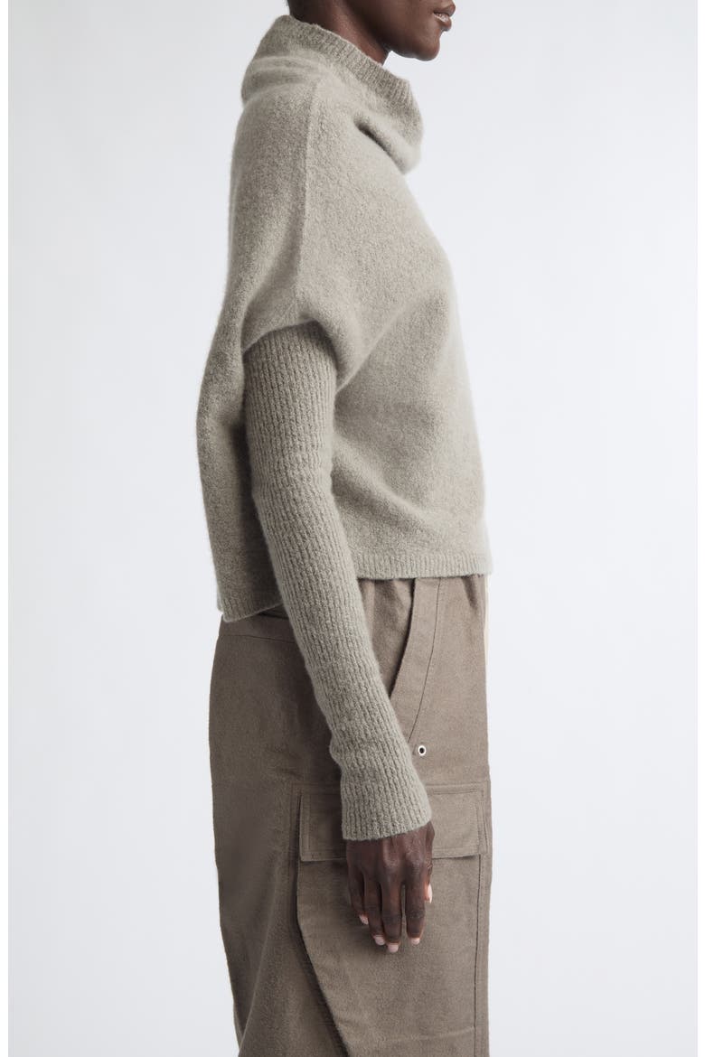 Crater Cashmere Blend Sweater, Alternate, color, DUST