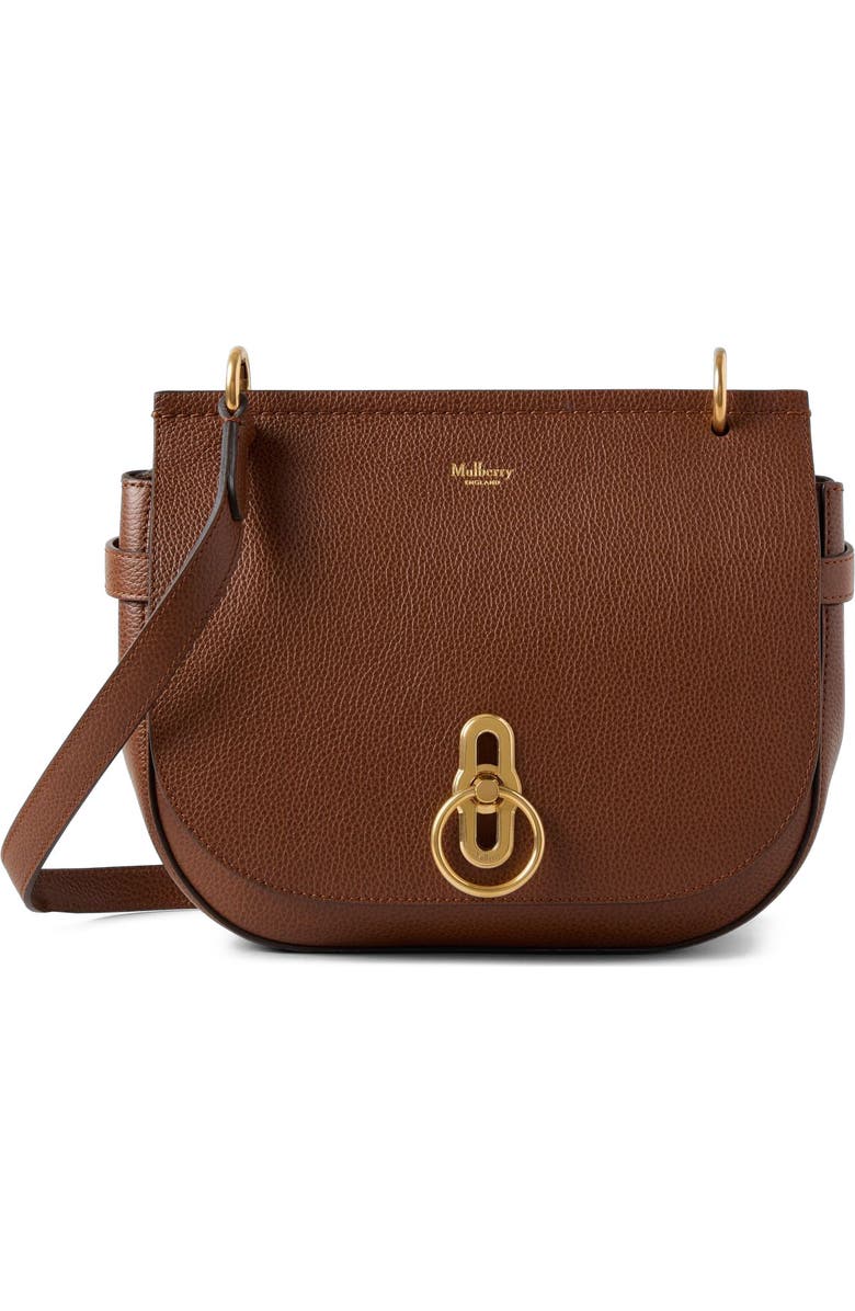 Mulberry Amberley Leather Satchel, Main, color, Oak