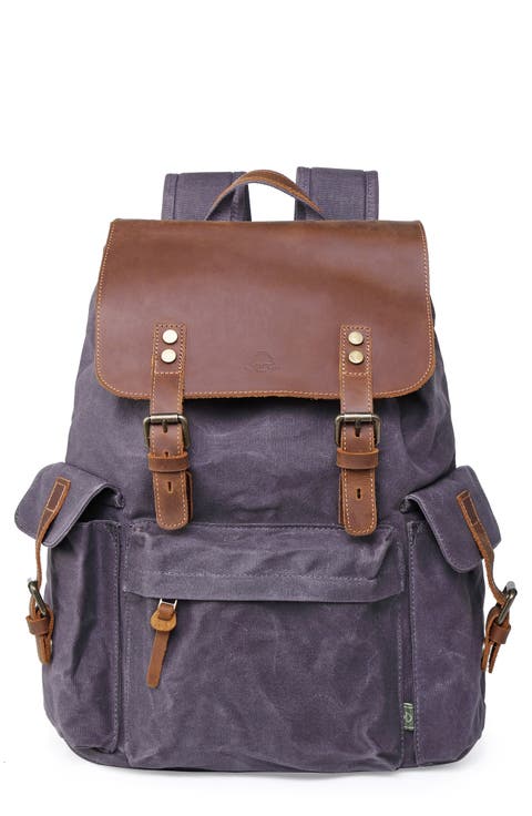 Stone Creek Waxed Canvas Backpack