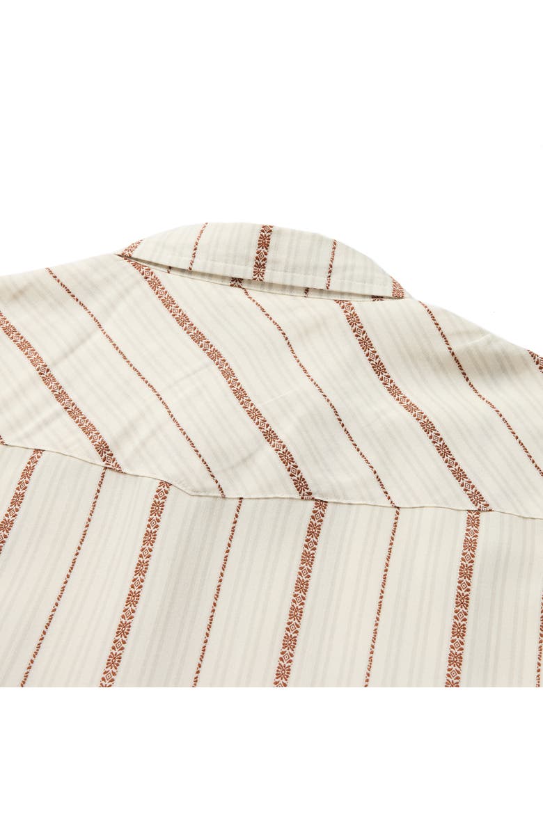 Seager Co Sawtooth Short Sleeve Snap-Up Shirt, Alternate, color, Azteca Tile