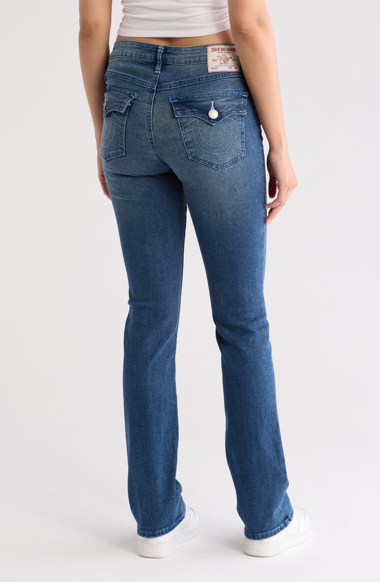 True Religion Brand Jeans Billie Flap Pocket Straight Leg Jeans, Alternate, color,
