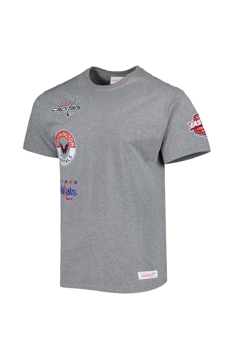 Mitchell & Ness Men's Mitchell & Ness Heather Gray Washington Capitals City Collection T-Shirt, Alternate, color, Heather Gray