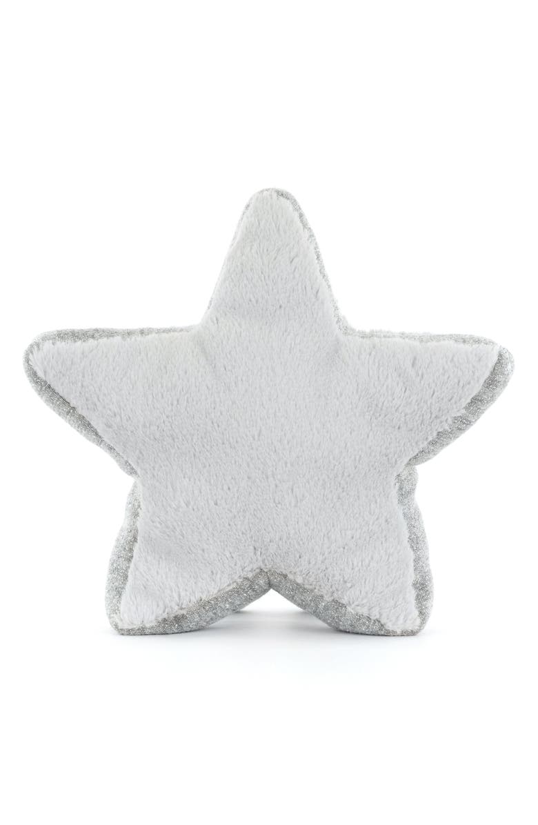 Jellycat Amuseables Silver Star Plush Toy, Alternate, color, Silver