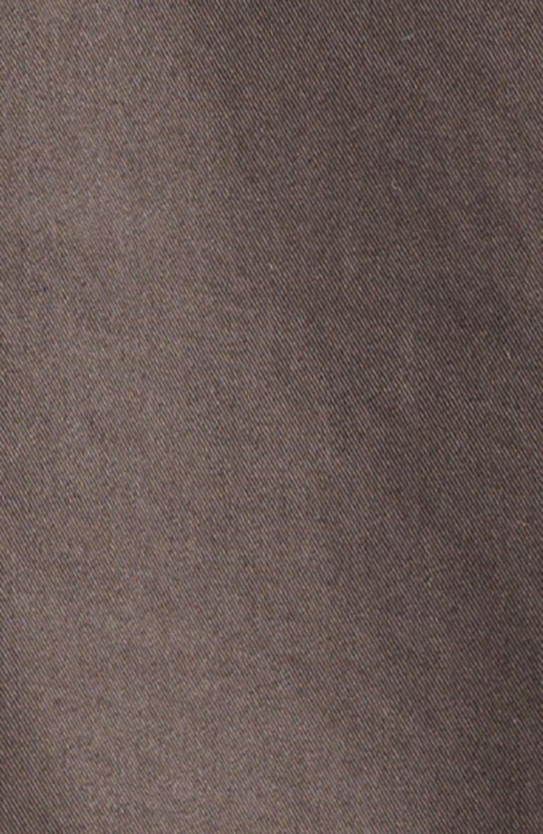 Lemaire Double Breasted Cotton Twill Workwear Jacket, Alternate, color, Ristretto