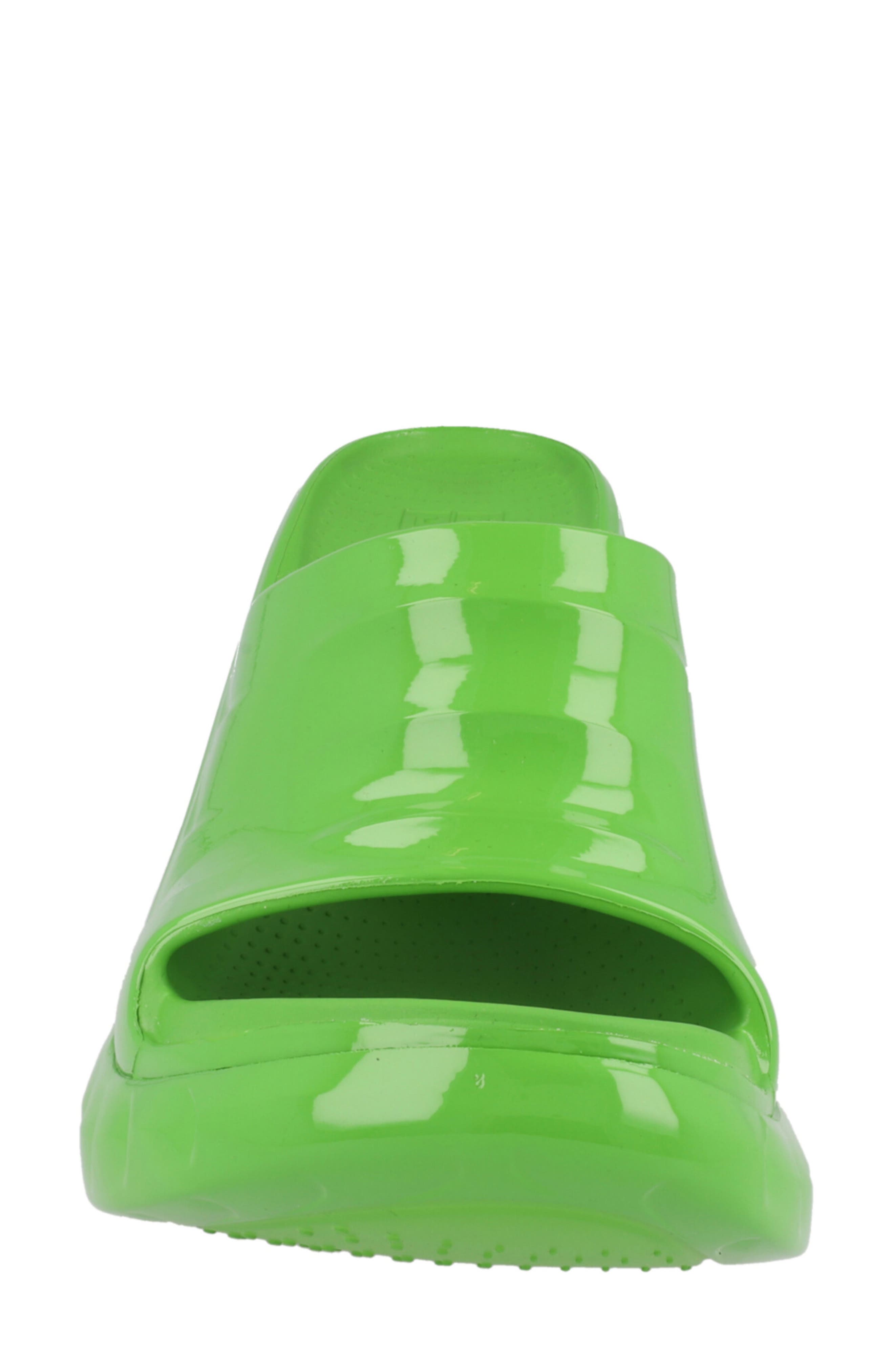 Givenchy Marshmallow Wedge Slide Sandal, Alternate, color, Green