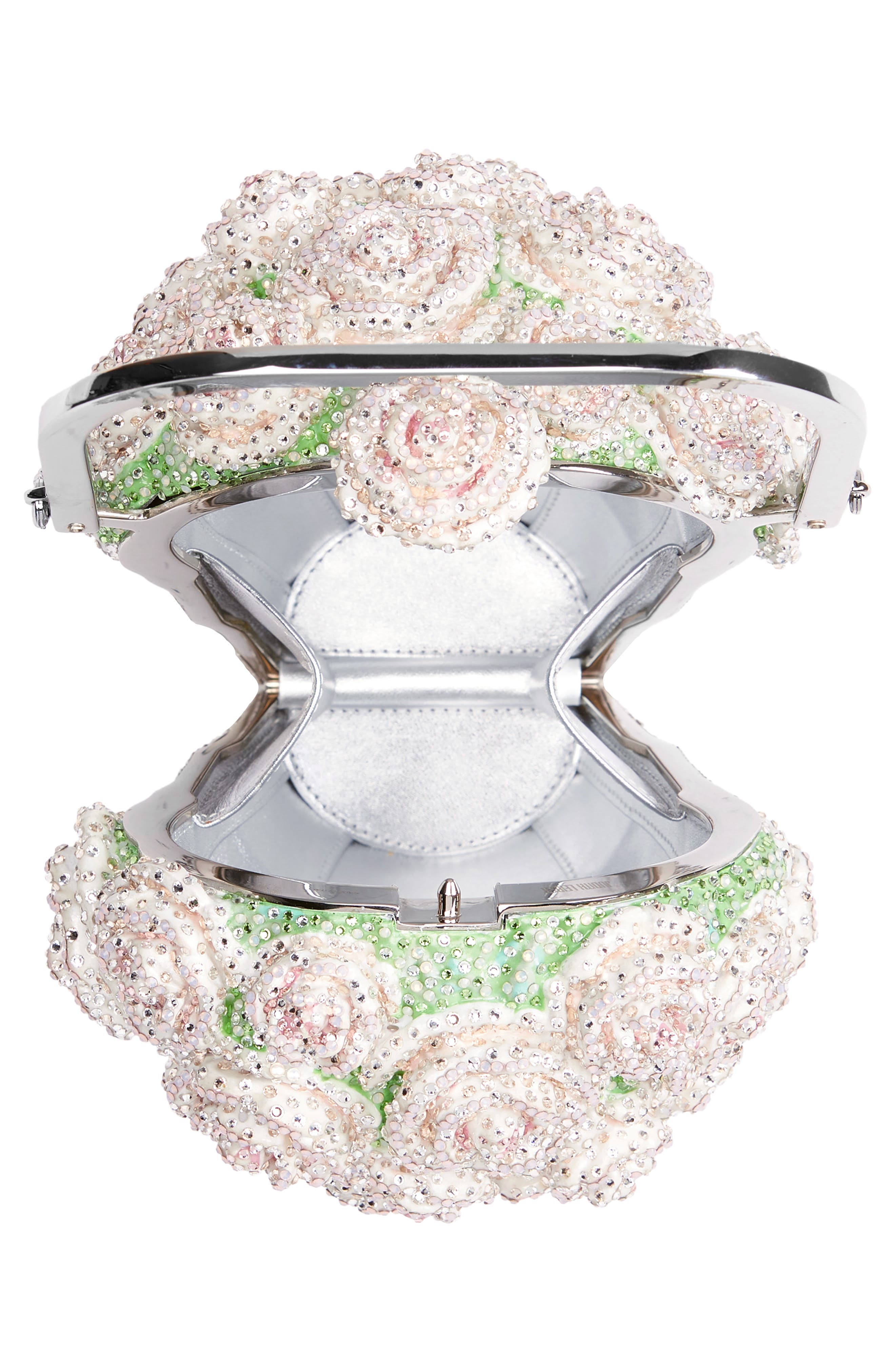 JUDITH LEIBER COUTURE Basket of Roses Crystal Embellished Clutch, Alternate, color, 