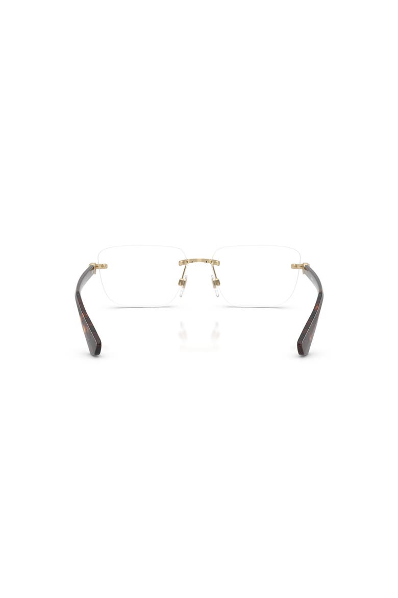 58mm Rectangle optical glasses, Alternate, color, Gold