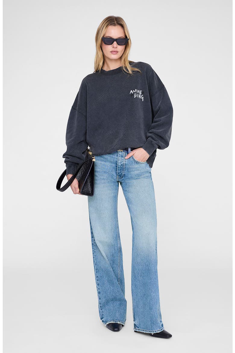 Miles Empowerment Sweatshirt, Main, color, Washed Black