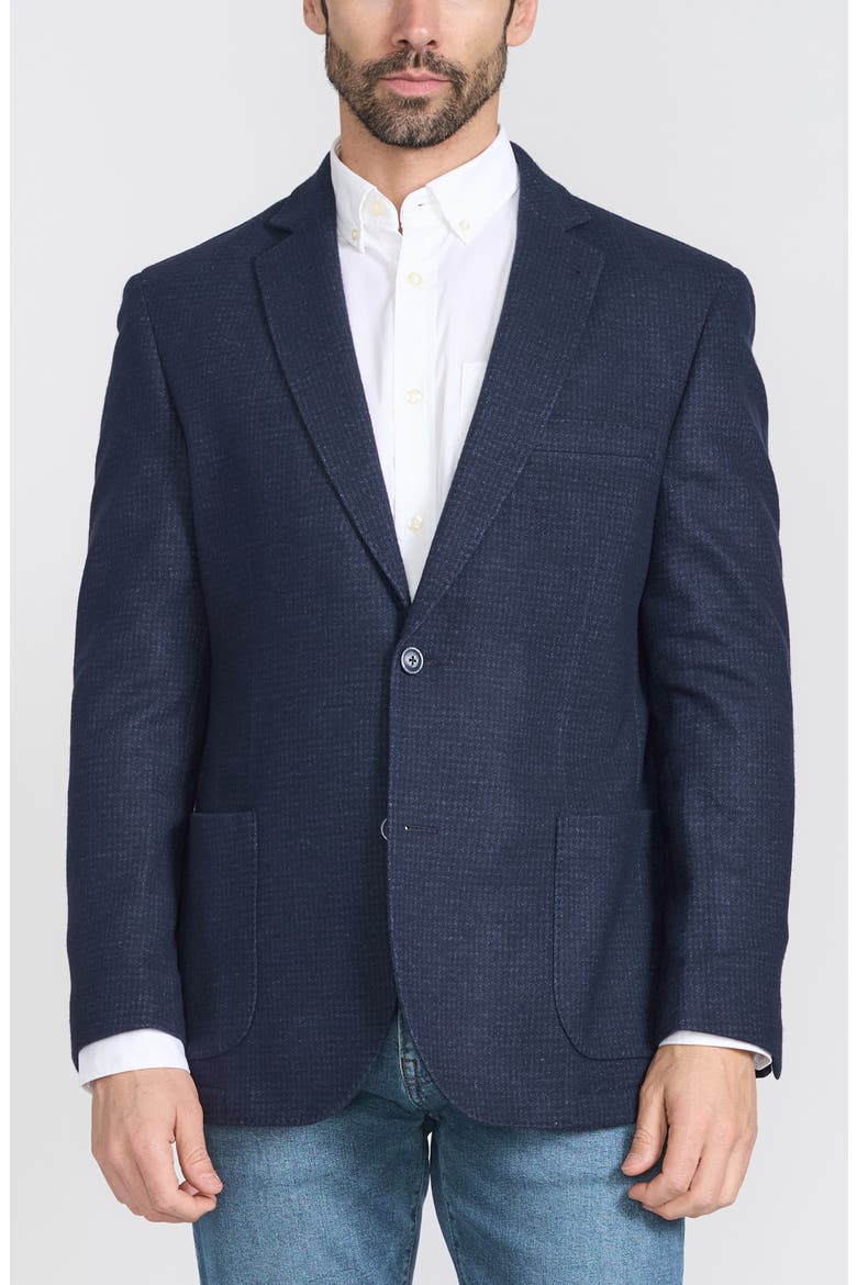 Wool Blend Sport Coat, Main, color, BLUE