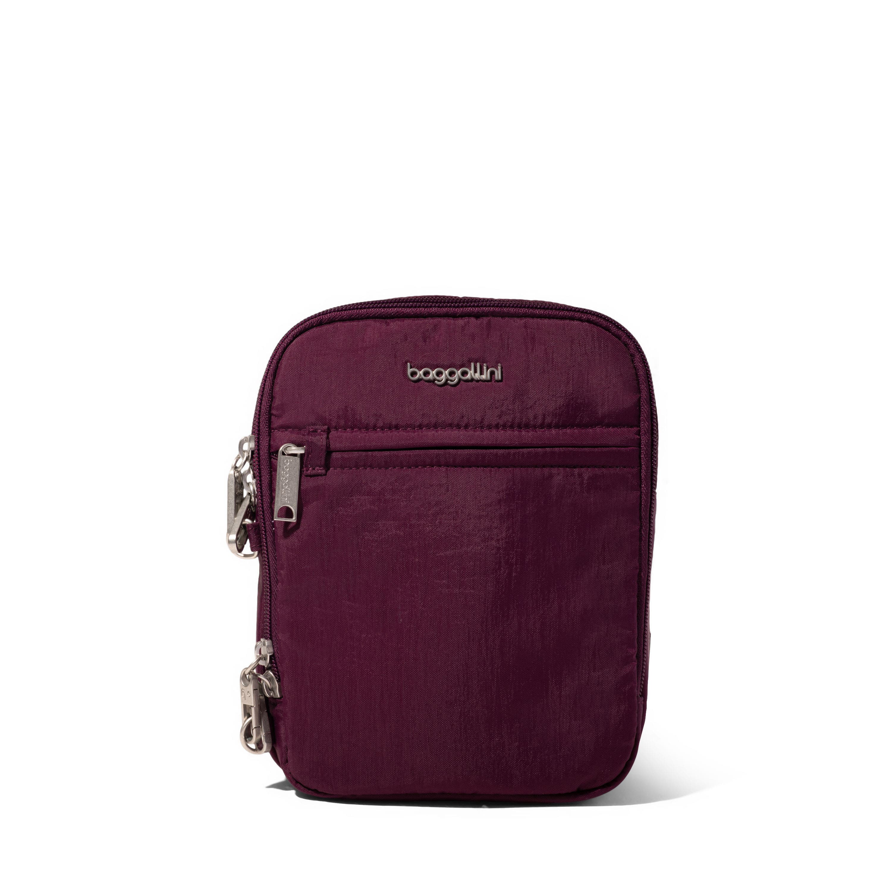 Securtex Classic Anti-Theft Mini Everything Crossbody, Alternate, color, MULBERRY