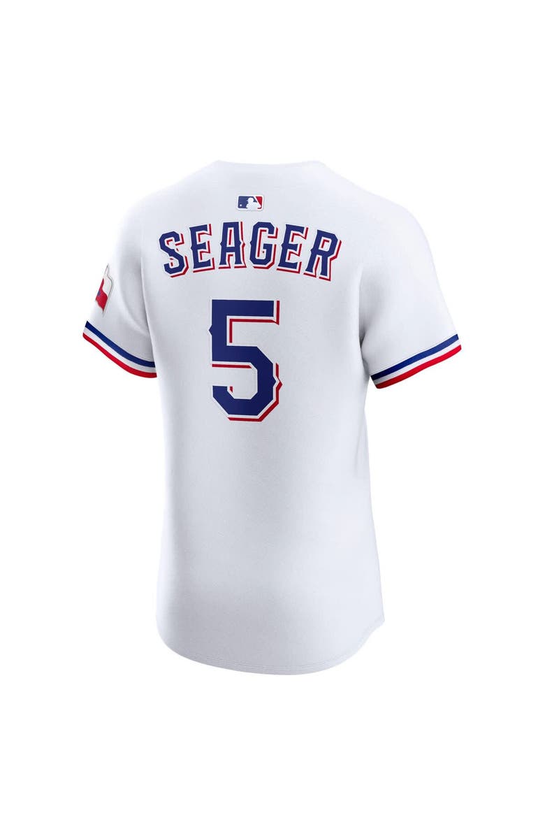 Nike Men's Nike Corey Seager White Texas Rangers Home Elite Jersey, Alternate, color, 