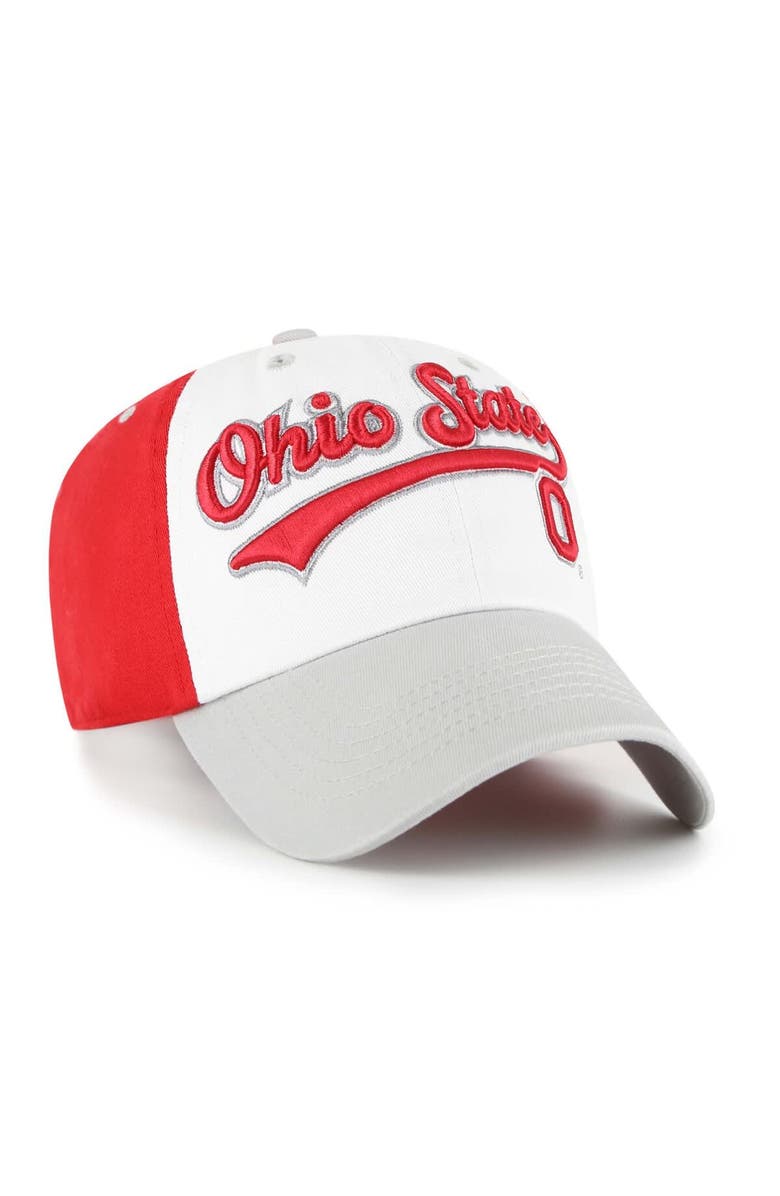 '47 Youth '47 White Ohio State Buckeyes Scooter Clean Up Adjustable Hat, Alternate, color, White