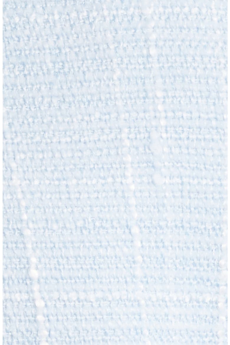 Bouclé Crop Jacket, Alternate, color, ICE BLUE