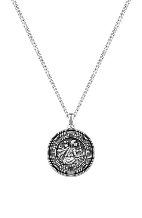 Men's St. Christopher Pendant Necklace