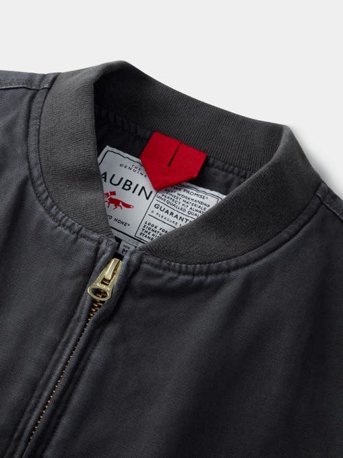 Aubin Duke Canvas Gilet Vest In Black