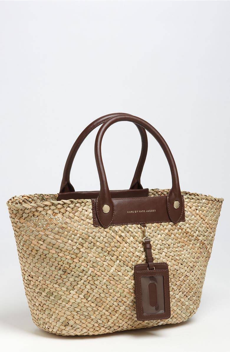 Marc Jacobs MARC BY MARC JACOBS 'Preppy' Straw Tote, Main, color,