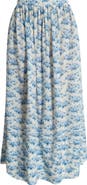 DÔEN Marcie Floral Organic Cotton Maxi Skirt
