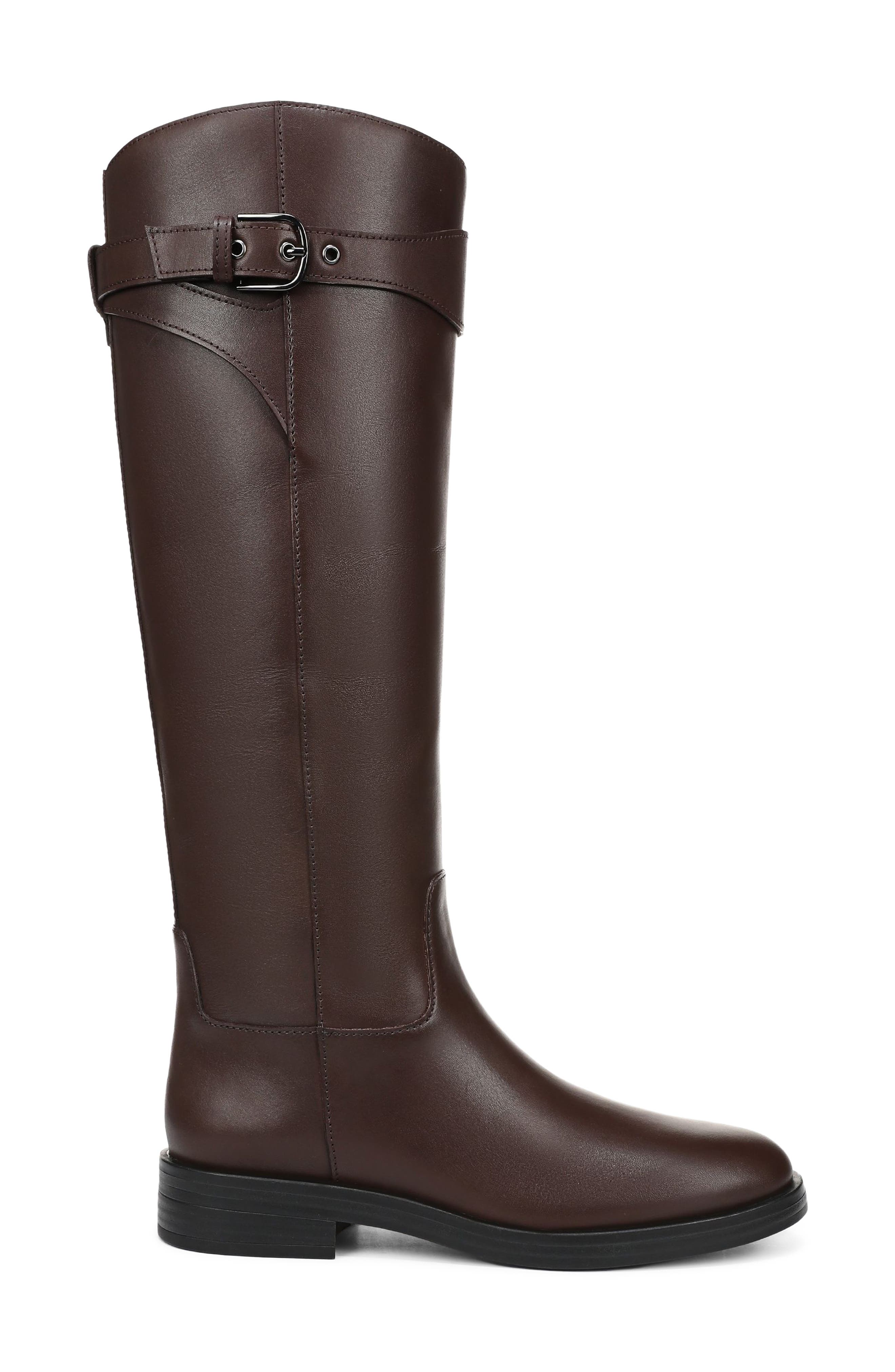 Marny Leather Knee High Boot, Alternate, color, BROWN CALF LEATHER