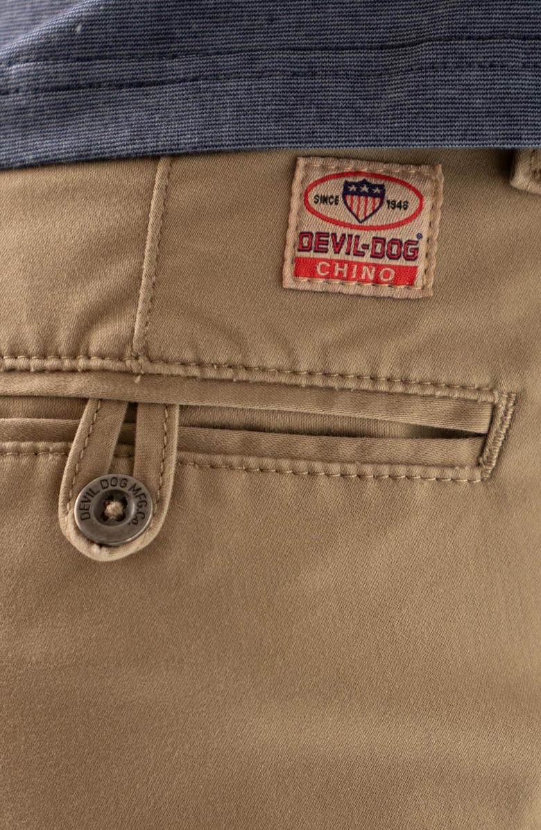Devil-Dog Dungarees Performance Stretch Chino Pants, Alternate, color, Rugged Tan