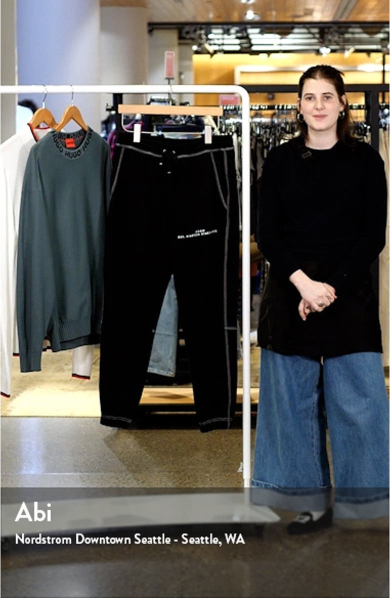 Dirabelo Embroidered Logo Drawstring Pants, sales video thumbnail