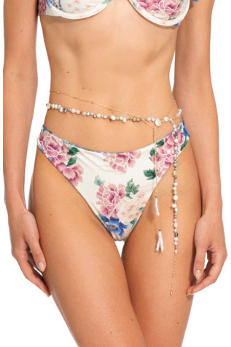 Ilu Ivy Reversible Bikini Bottoms, Main, color, WHITE