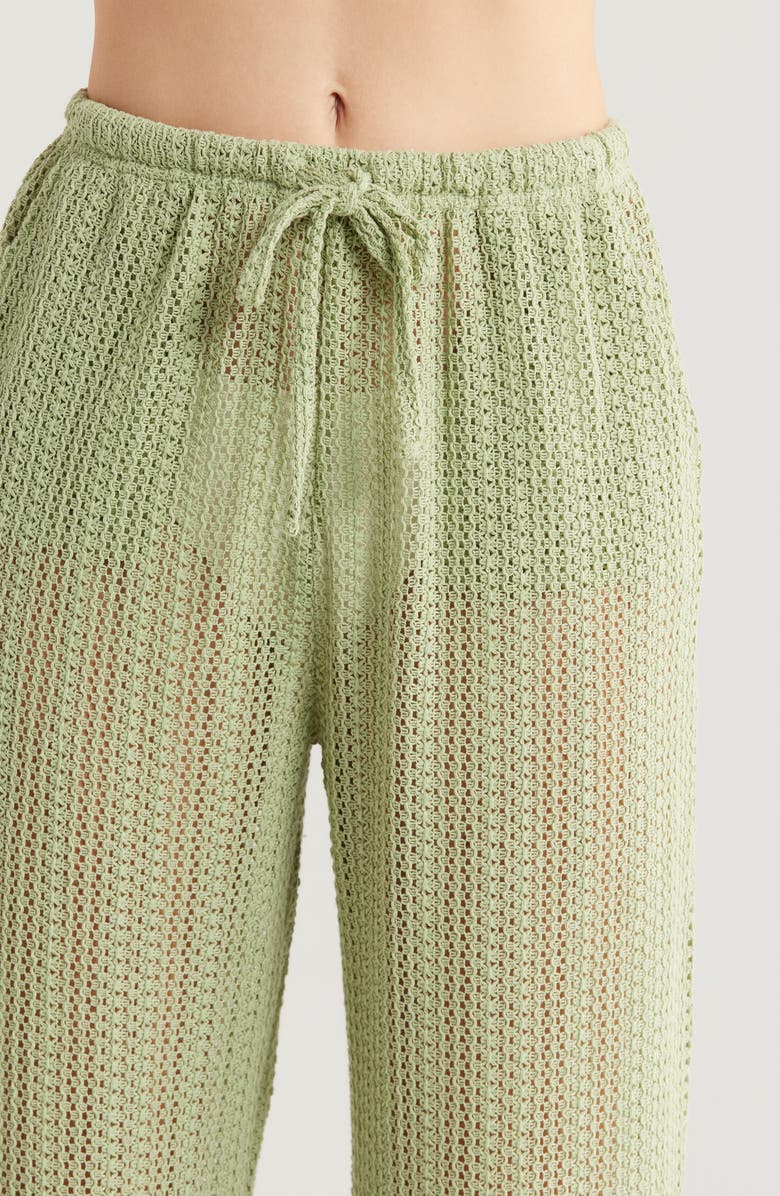 Billabong Tropic Beach Cover-Up Pants, Alternate, color, Pistachio