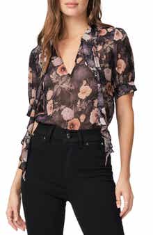 PAIGE Tangi Floral Silk Top