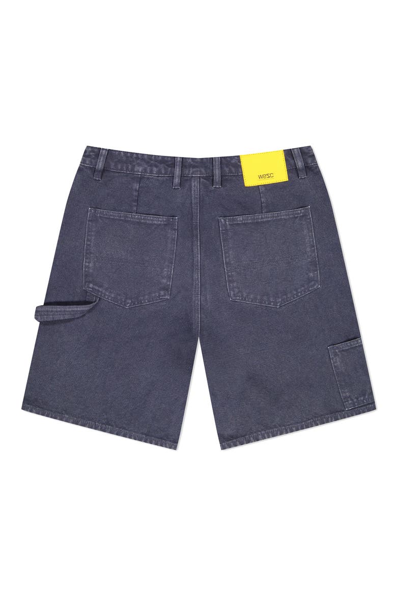 Canvas Carpenter Shorts, Alternate, color, PARISIAN NIGHTS