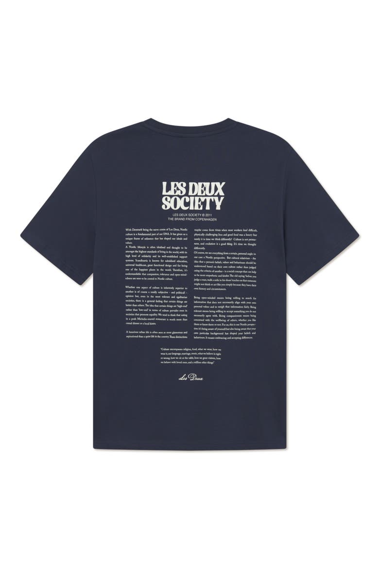 Society Graphic T-Shirt, Alternate, color, DARK NAVY/ IVORY