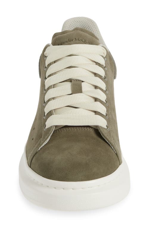 Alexander Mcqueen Oversized Sneaker In Warm Grey