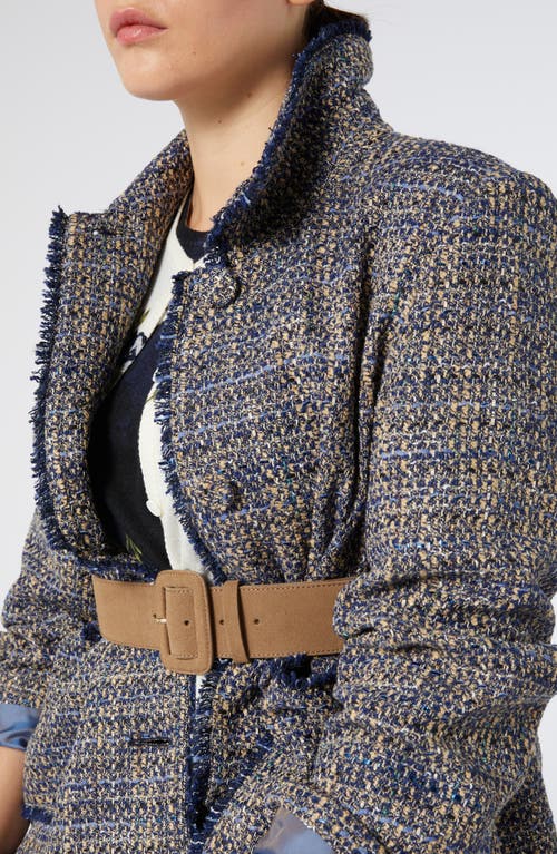 Marina Rinaldi Olmo Suede Belt In Turtledove