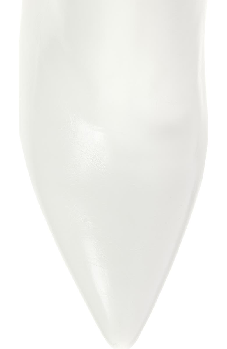 Jeffrey Campbell Arsen Knee High Stiletto Boot, Alternate, color, White