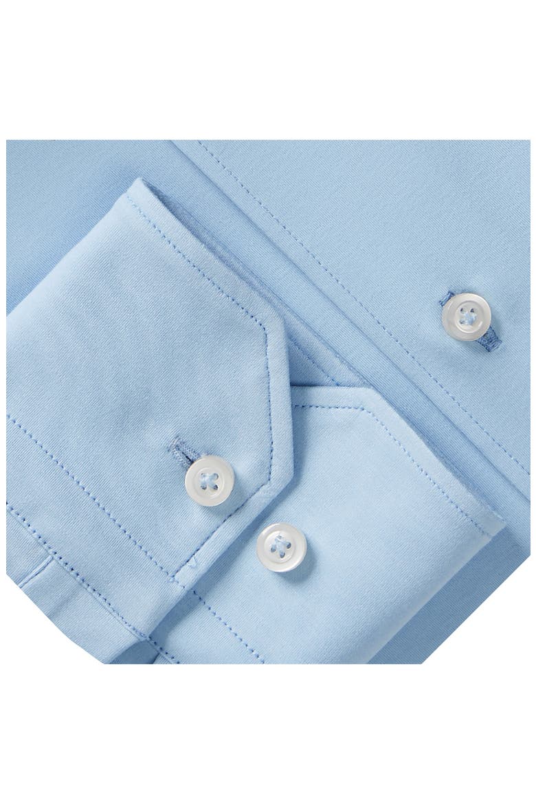 Modern Fit 4Flex Stretch Knit Button-Up Shirt, Alternate, color, LIGHT PASTEL BLUE