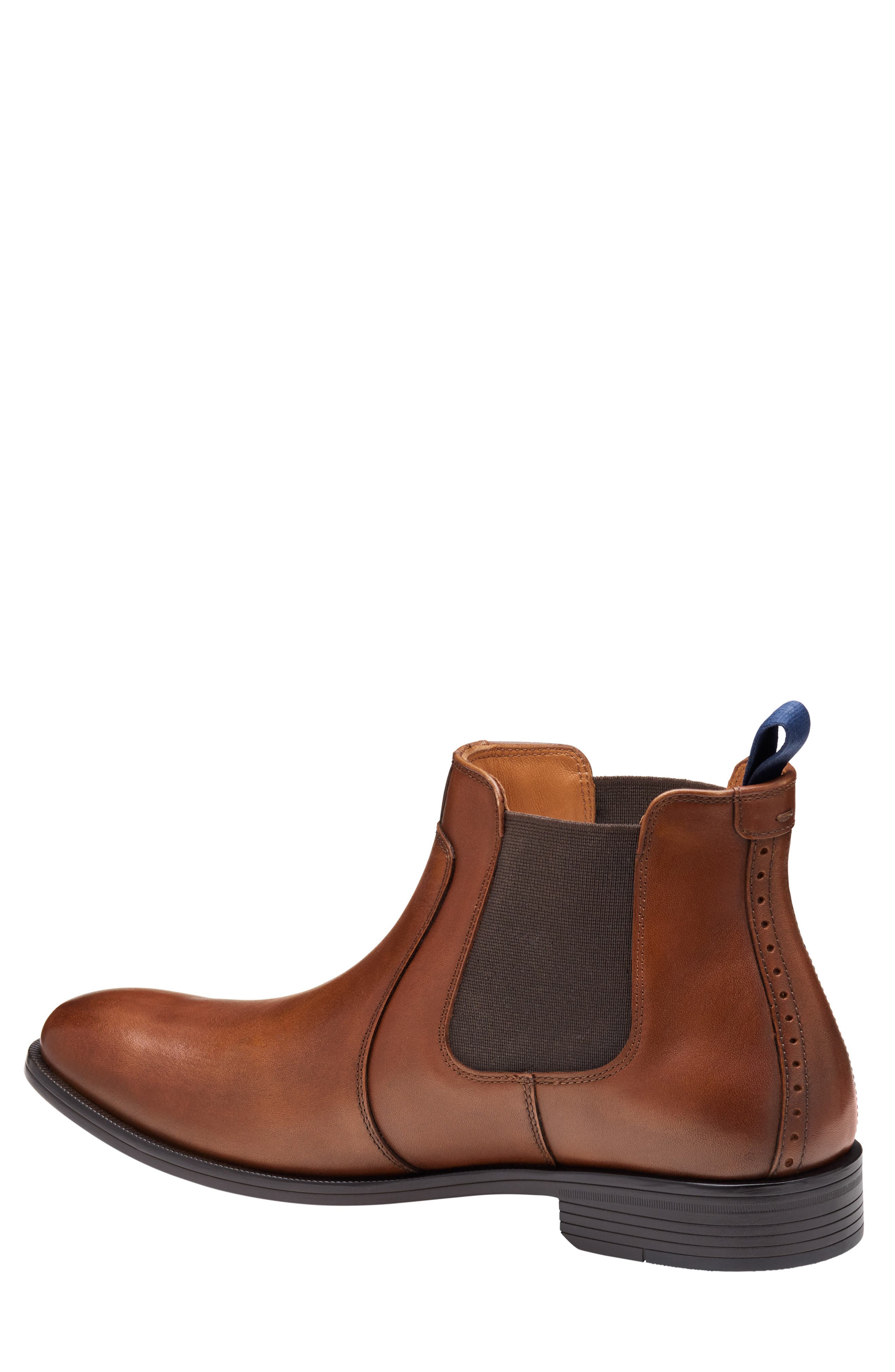 Johnston & Murphy Reeve Chelsea Boot, Alternate, color, Tan Full Grain