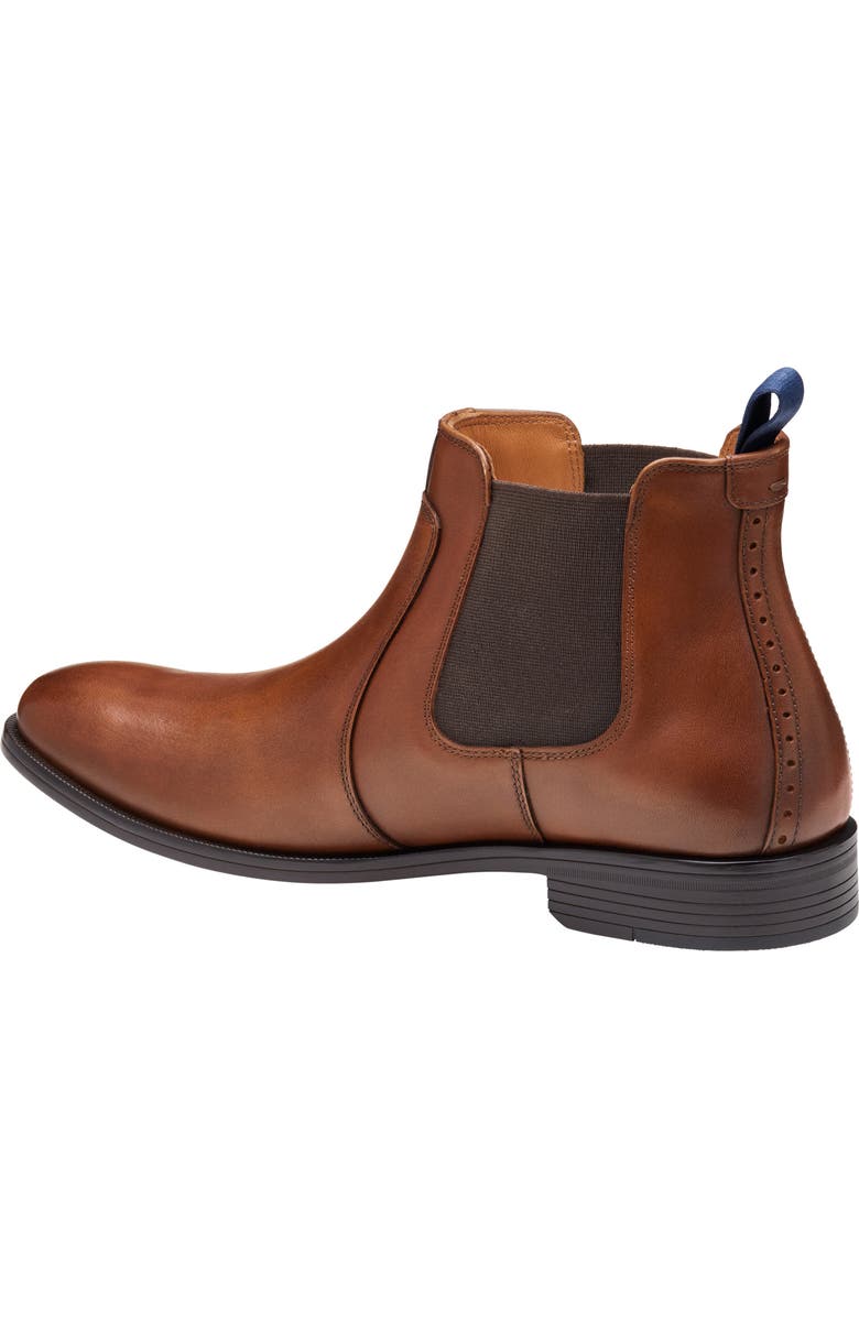 Johnston & Murphy Reeve Chelsea Boot, Alternate, color, Tan Full Grain