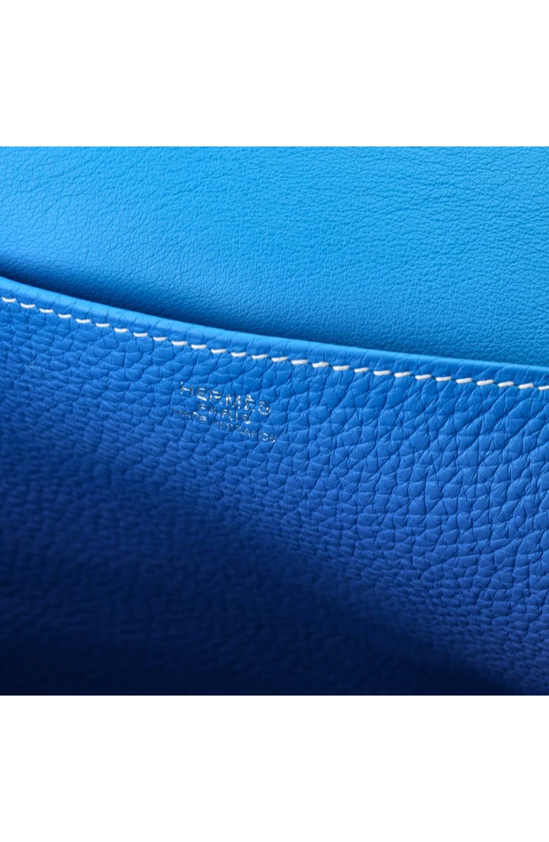 Pre-Owned Hermes Halzan Bag Clemence 31, Alternate, color, Bleu Zanzibar