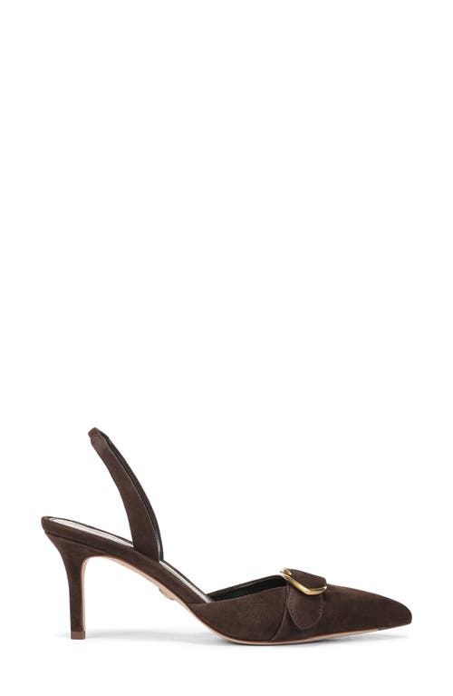 Veronica Beard Loralyn Slingback Pointed Toe Pump In Animal Print