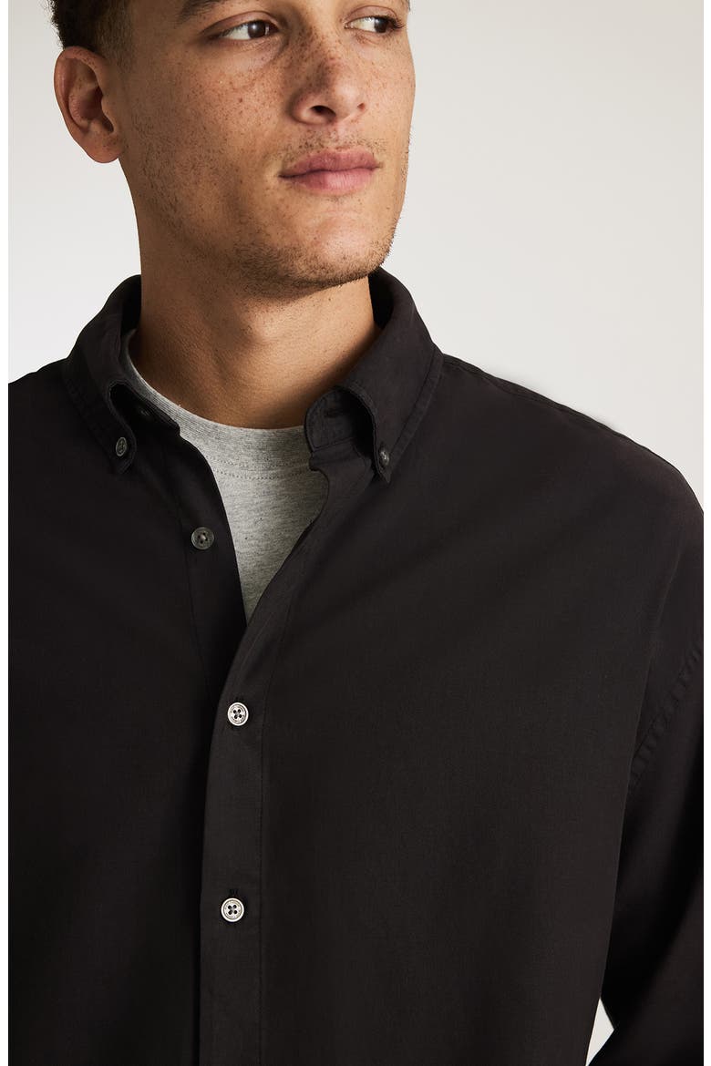 One Pocket Button Down Shirt, Alternate, color, BLACK BEAN