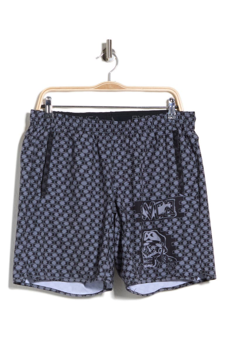 Jesse Barba Yogger Swim Shorts, Main, color, BLACK