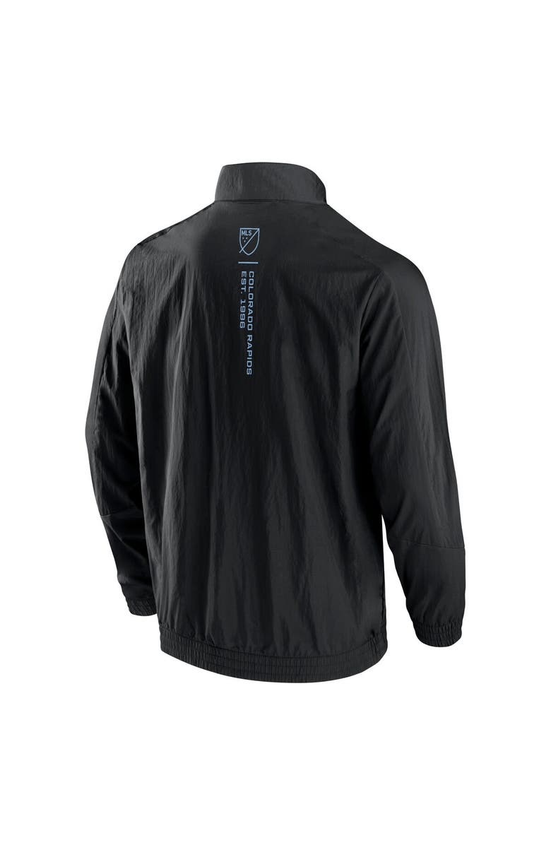 FANATICS Men's Fanatics Branded Black Colorado Rapids Header Raglan Full-Zip Jacket, Alternate, color, Black
