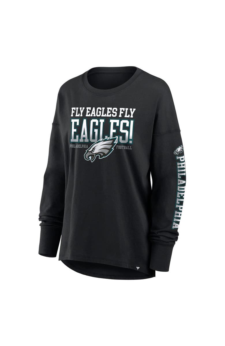 FANATICS Women's Fanatics Black Philadelphia Eagles Hometown Legacy Long Sleeve T-Shirt, Alternate, color, Black