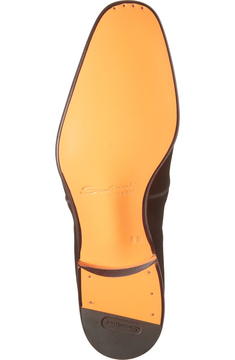 Santoni Plain Toe Derby, Alternate, color, Black