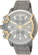 DIESEL® Griffed Chronograph Quartz Watch, 48mm